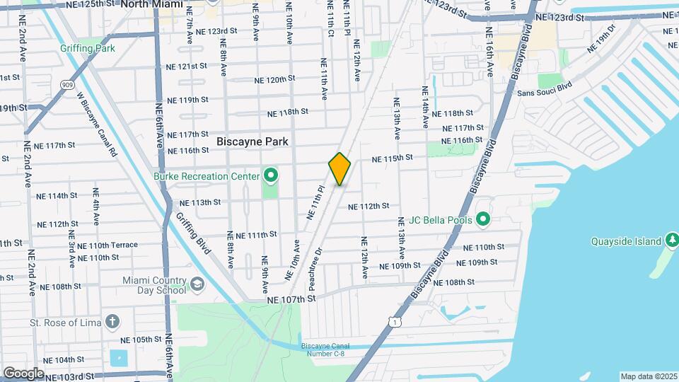11310 Peachtree Dr Map and Location Details