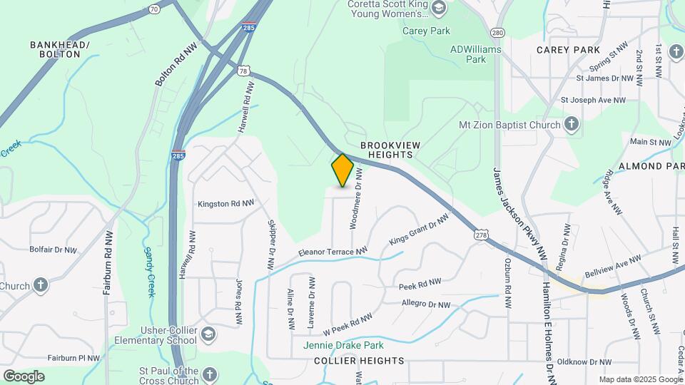 3035 McLendon Cir NW Map and Location Details