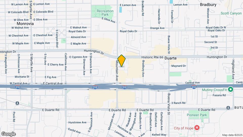 1322 Mountain Ave Map and Location Details