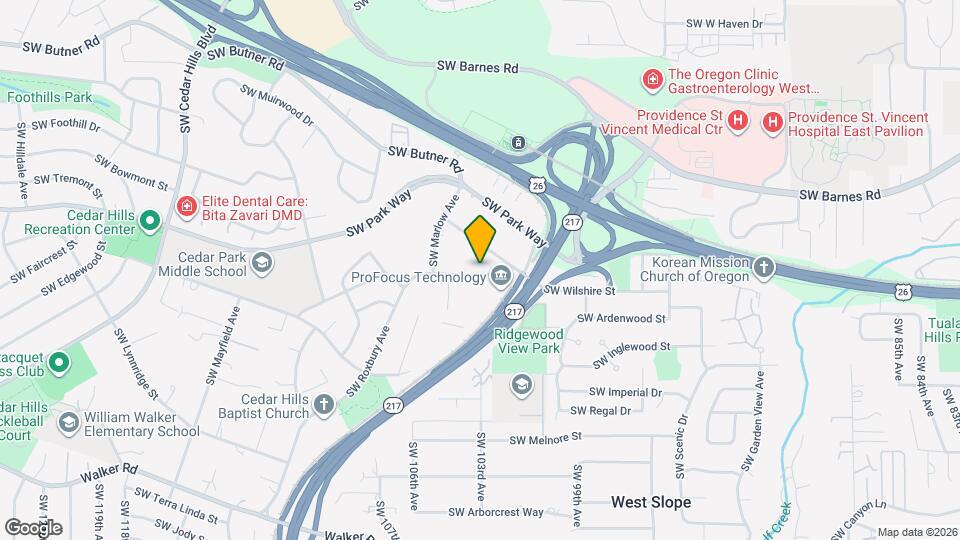 10265 SW Eastridge St Map and Location Details