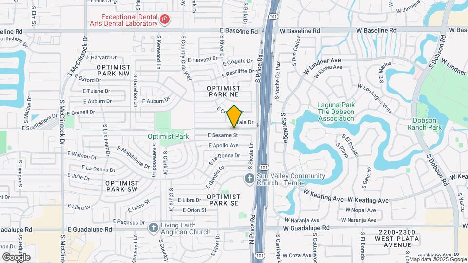 2158 E Sesame St Map and Location Details