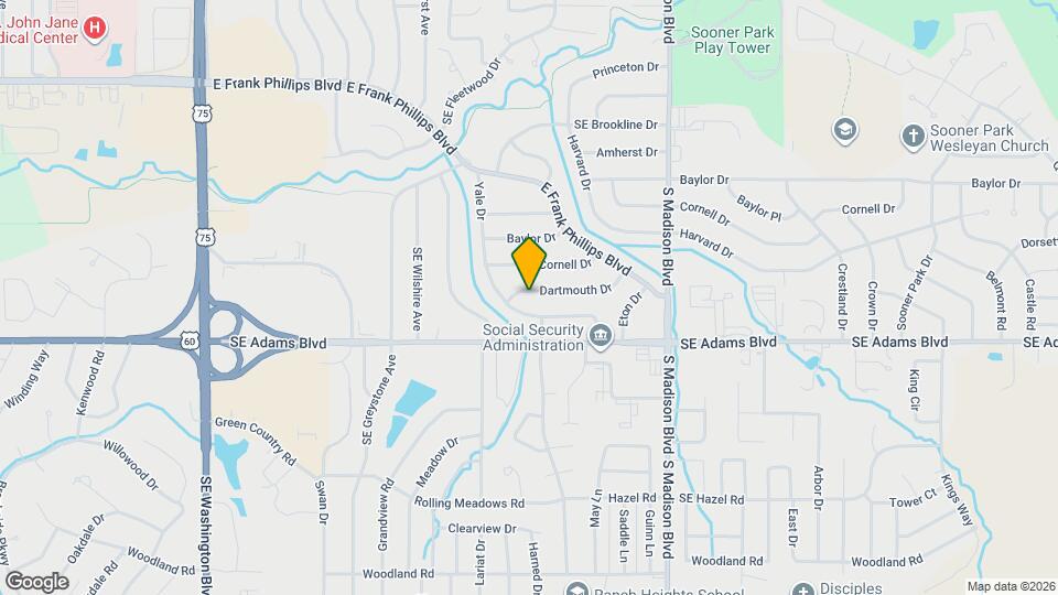4721 Dartmouth Dr Map and Location Details