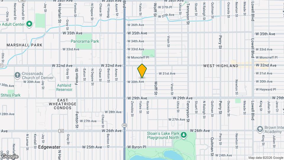 4939 W 30th Ave Map and Location Details