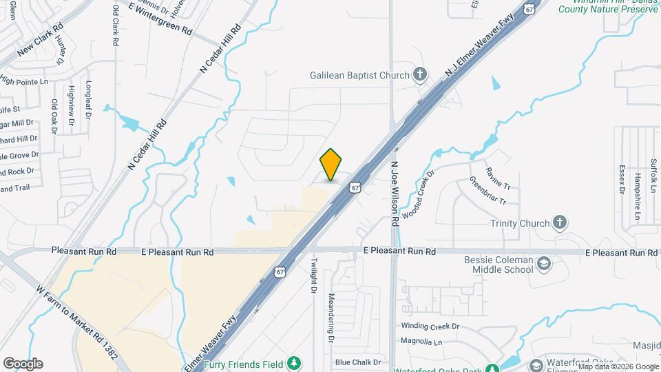 921 Cedar Terrace Map and Location Details