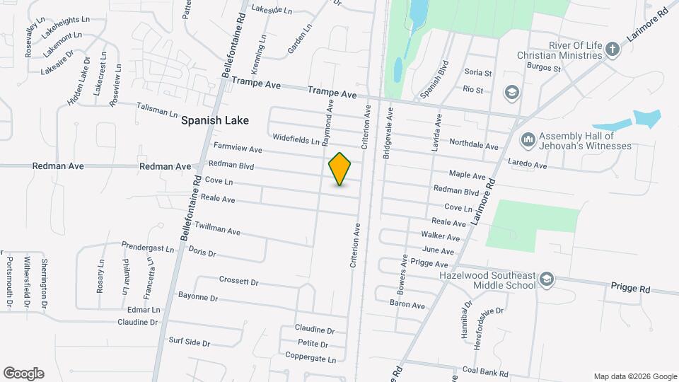 1371 Cove Ln Map and Location Details