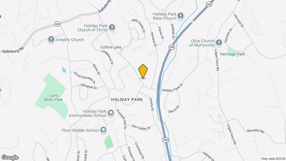 1304 Abers Creek Rd Map and Location Details