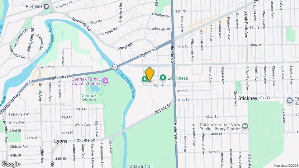 7316 40th St Map and Location Details