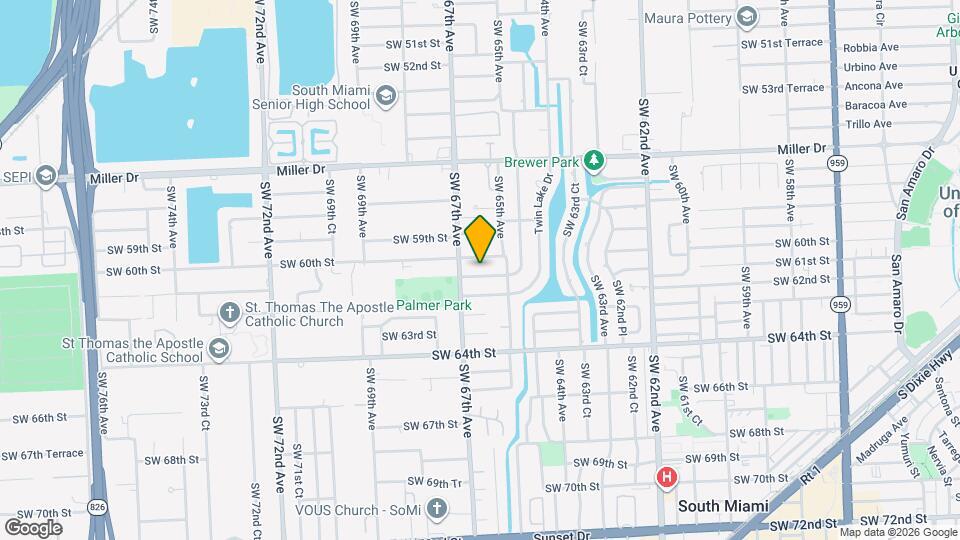 6605 SW 61st St Map and Location Details