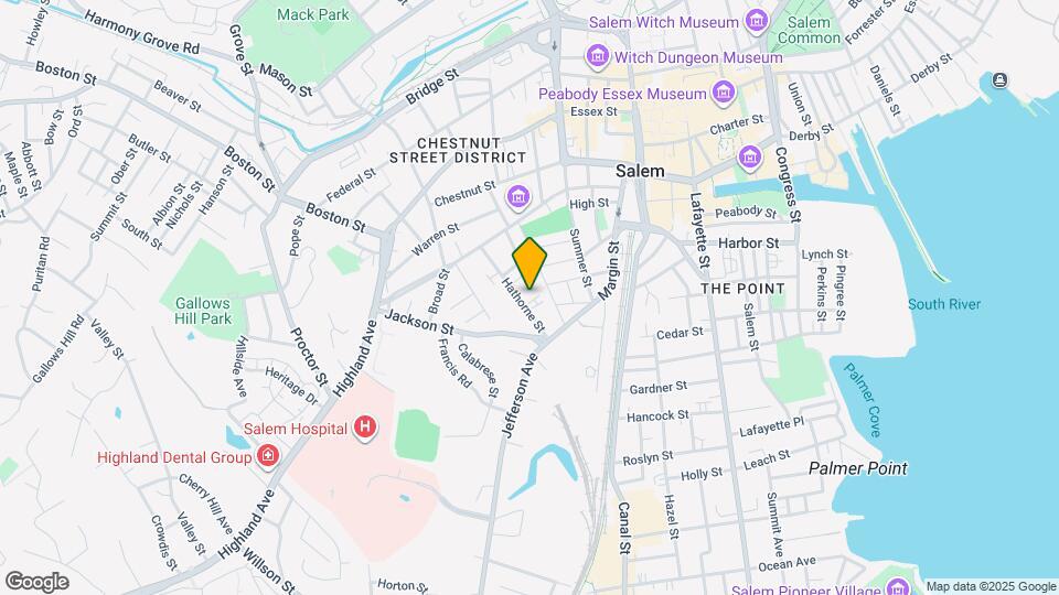 1 Hathorne Cres Map and Location Details