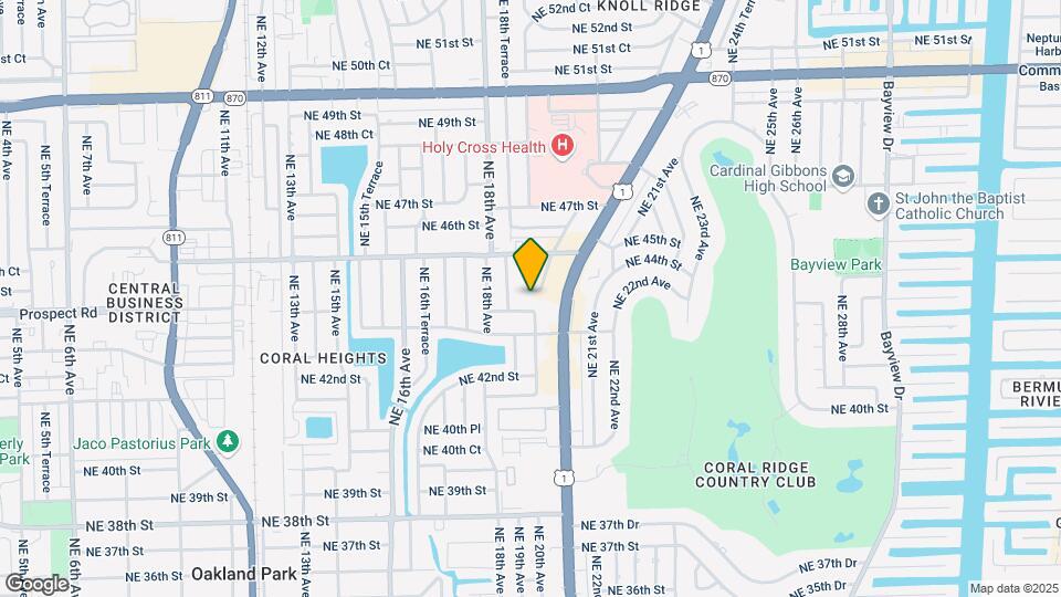 4410 NE 19th Ter Map and Location Details