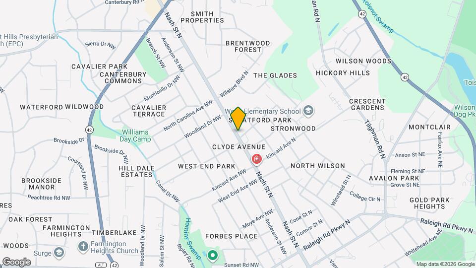 1512 Nash St N Map and Location Details