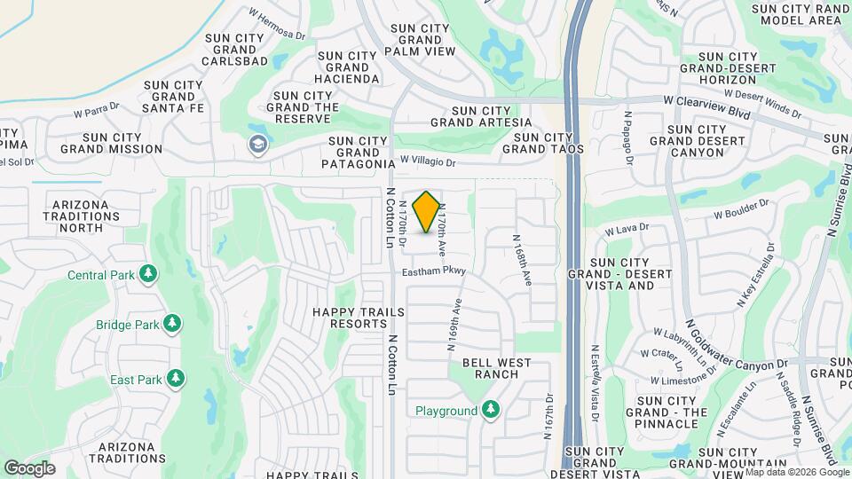 17023 W Bridlington Ln Map and Location Details