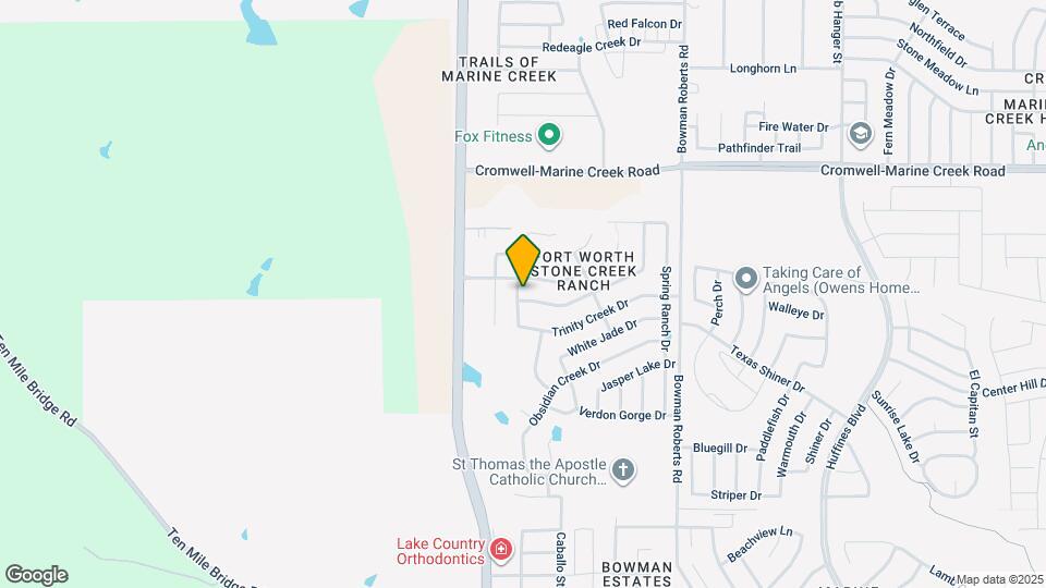 6101 Chalk Hollow Dr Map and Location Details