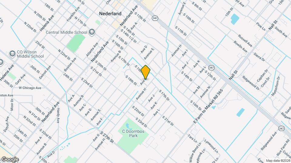 1619 Ave G Map and Location Details