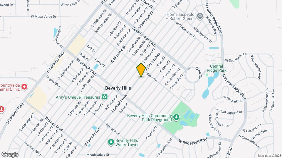 41 S Lincoln Ave Map and Location Details