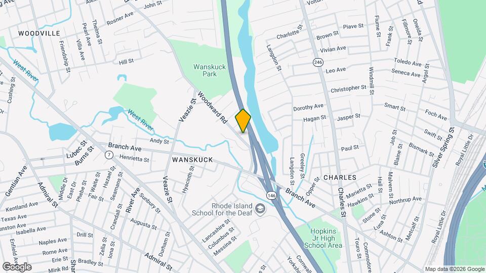 123 Woodward Rd, Unit APT 2 Map and Location Details