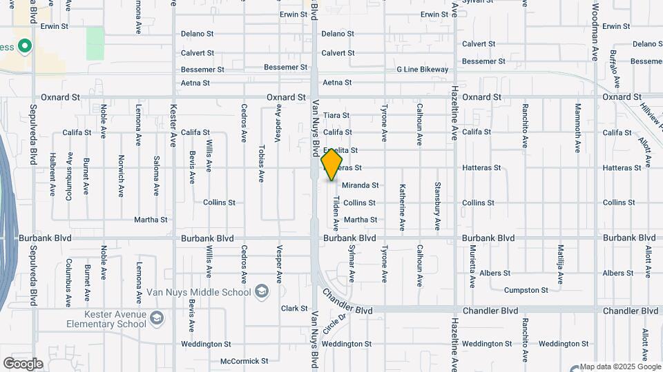 5727 Tilden Ave Map and Location Details