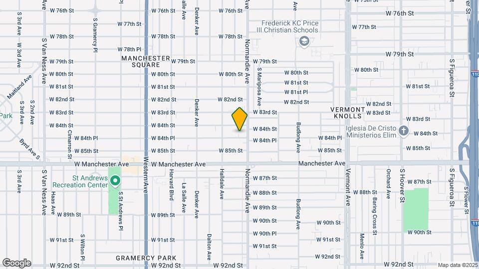 1417 W 84th Pl Map and Location Details