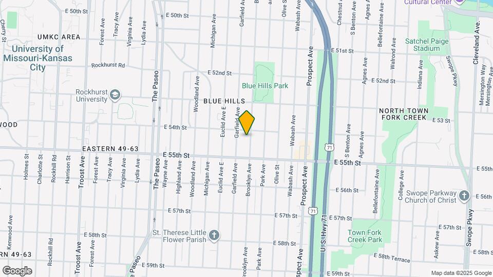 5414 Brooklyn Ave Map and Location Details