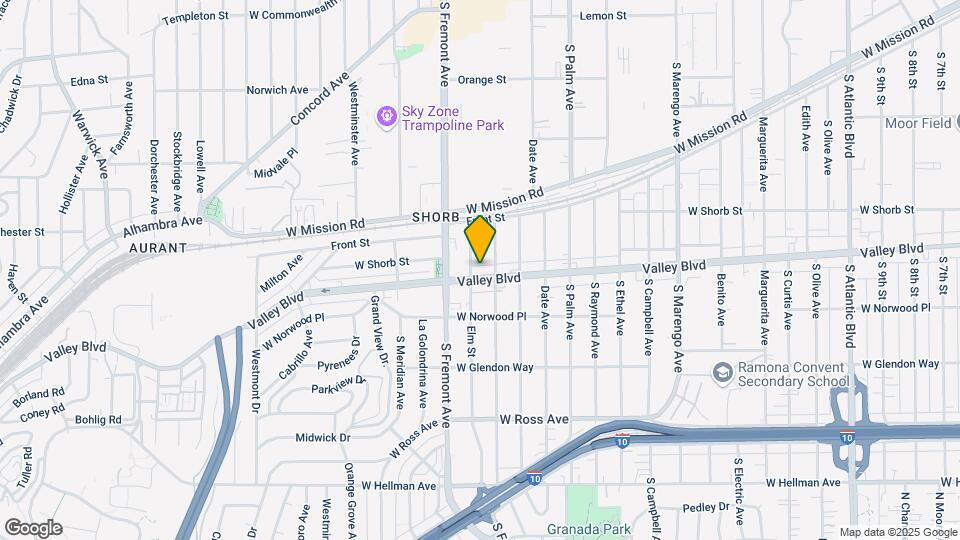2427 W Valley Blvd Map and Location Details