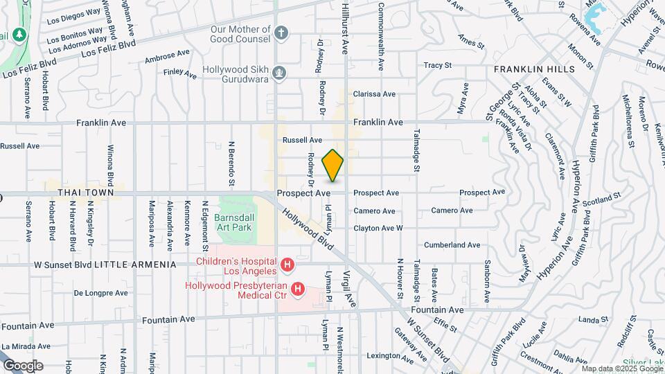 4521 Prospect Ave Map and Location Details