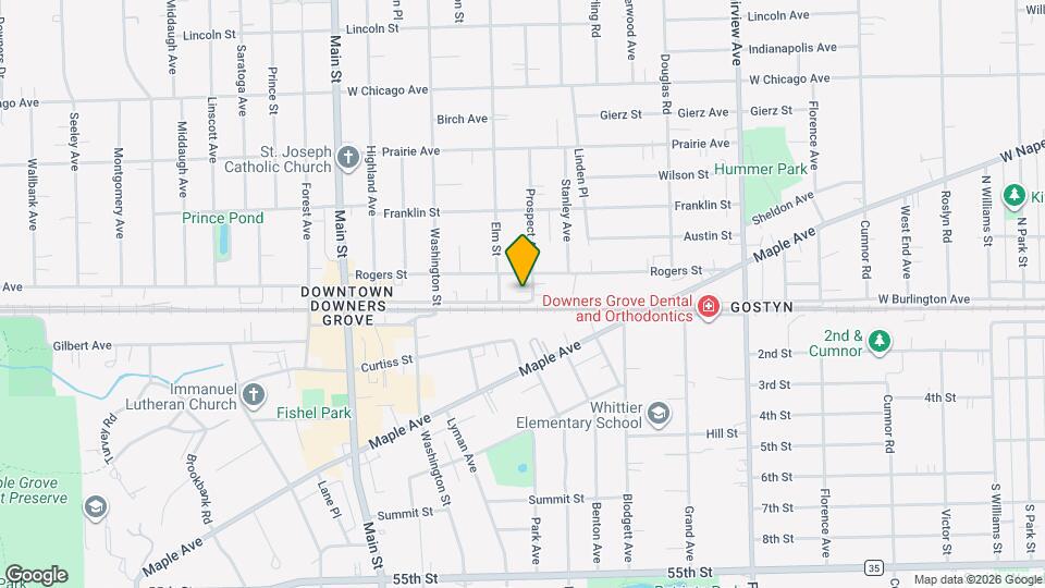 724 Warren Ave, Unit 101 Map and Location Details