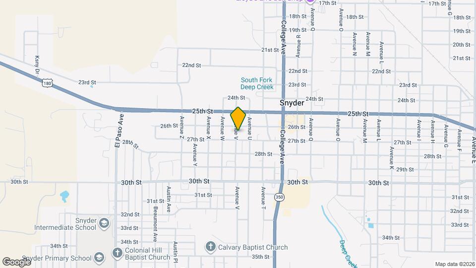 2606 Avenue V Map and Location Details