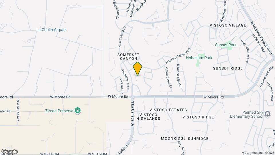 12924 N Carlsbad Pl Map and Location Details