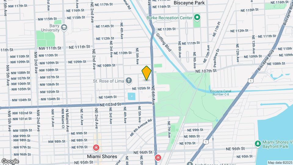 560 NE 106th St Map and Location Details