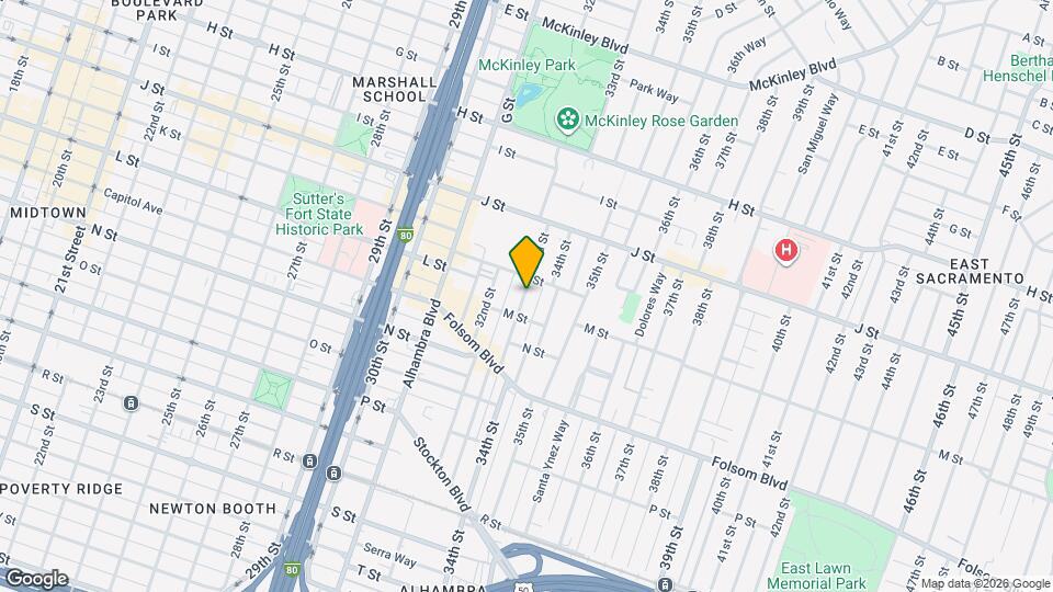 1251 33rd St Map and Location Details