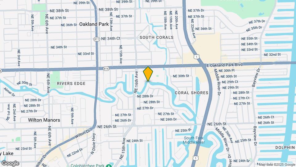 1675 Coral Gardens Dr Map and Location Details