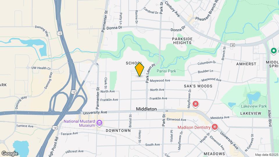 7220 Maywood Ave Map and Location Details