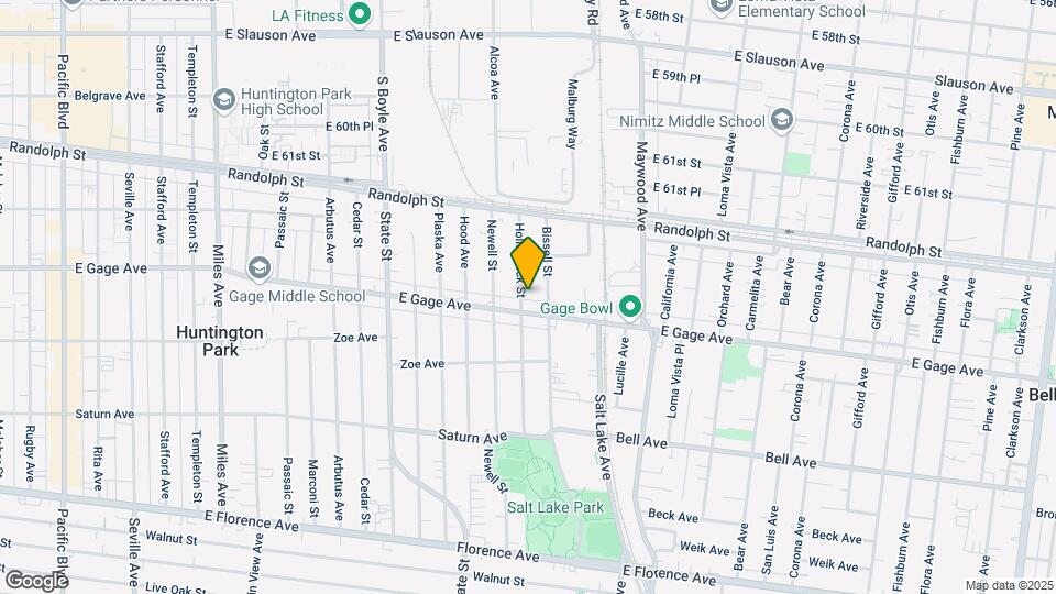 6348 Hollenbeck St Map and Location Details