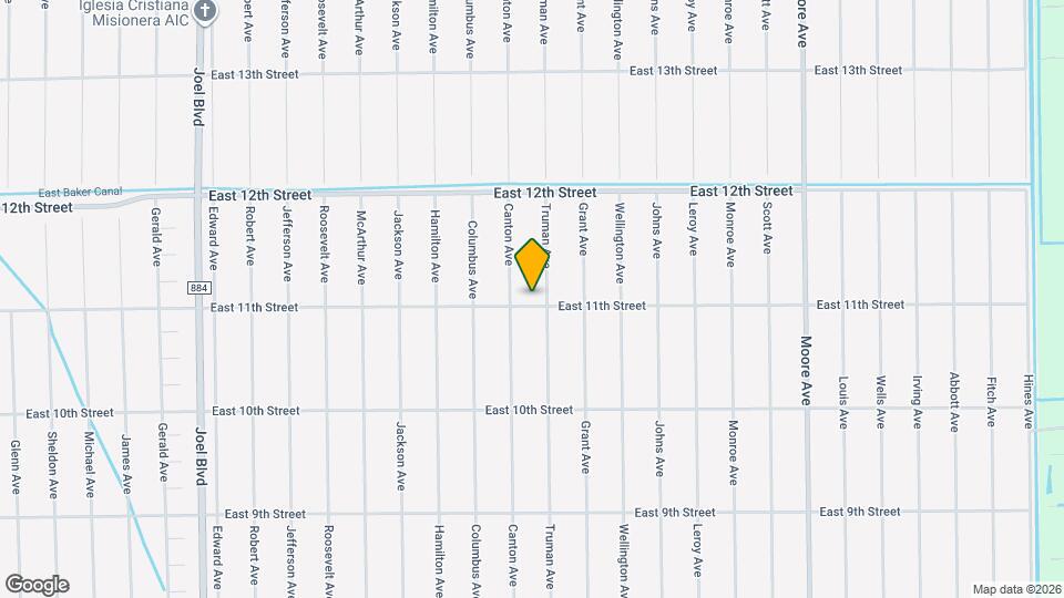 3205 East 11th Street Map and Location Details