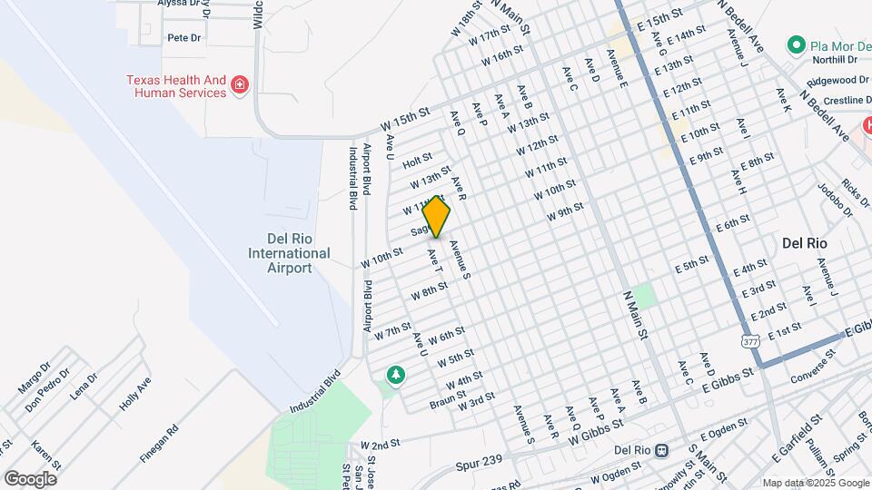 710 W 10th St Map and Location Details