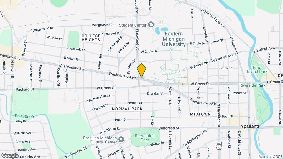 965 Washtenaw Rd Mapa y Detalles de la Ubicación