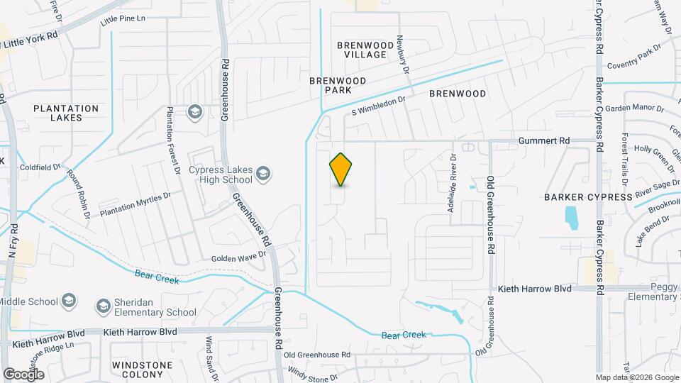 5723 S Brenwood Dr Map and Location Details