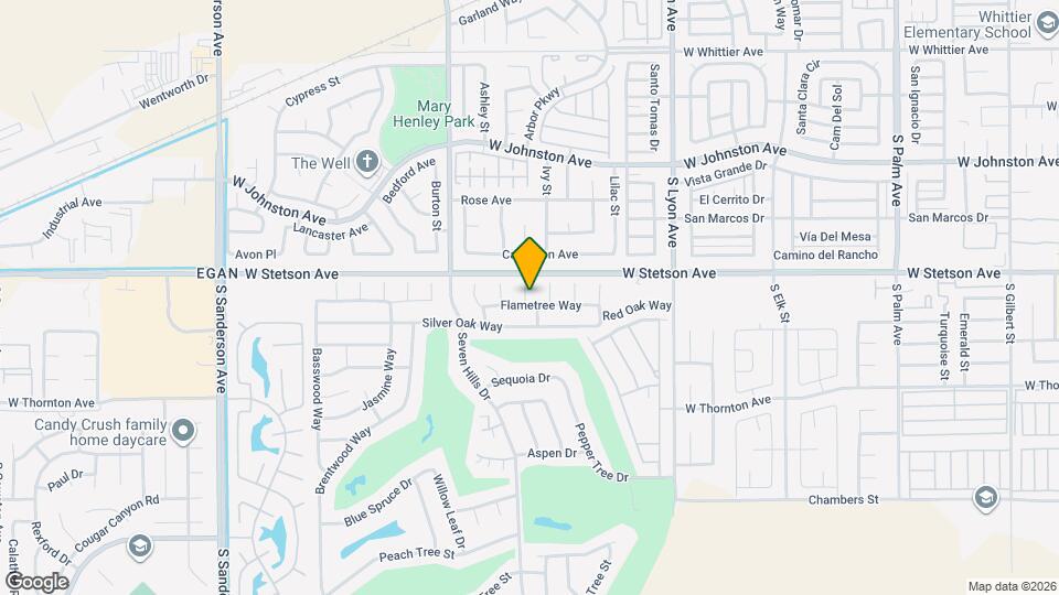 1980 Flame Tree Way Map and Location Details