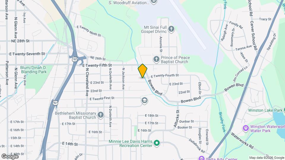 1659 23rd St NE Map and Location Details