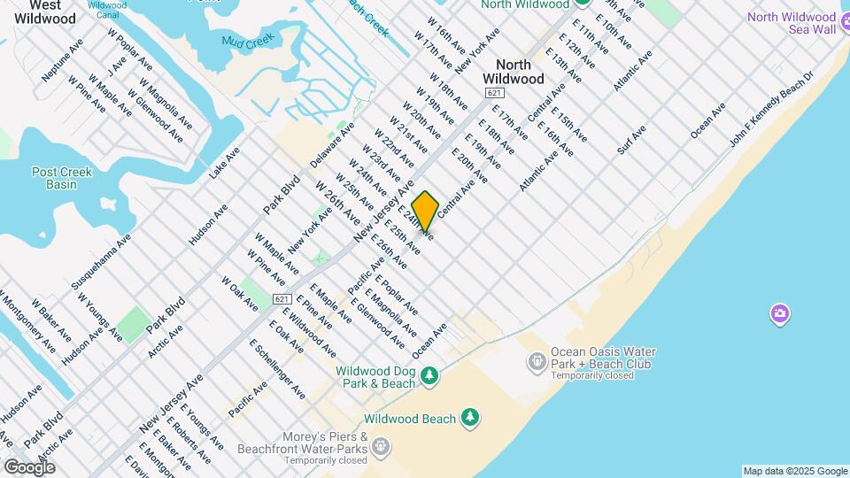 2403 Central Ave Map and Location Details