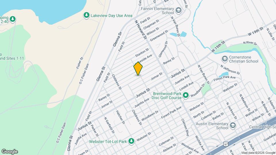 2406 Raney St Map and Location Details