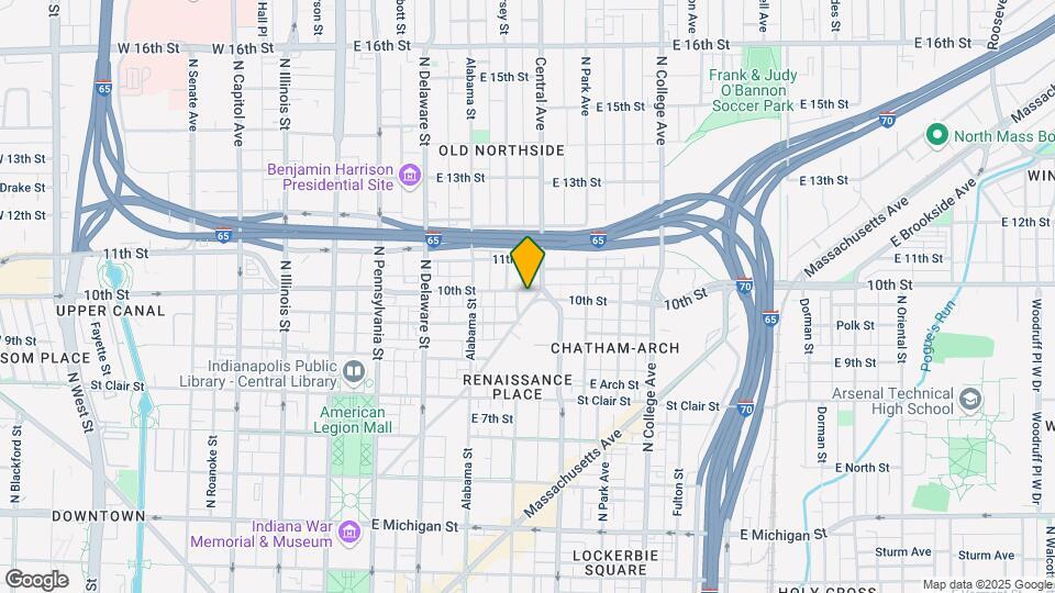 970 Fort Wayne Ave Map and Location Details