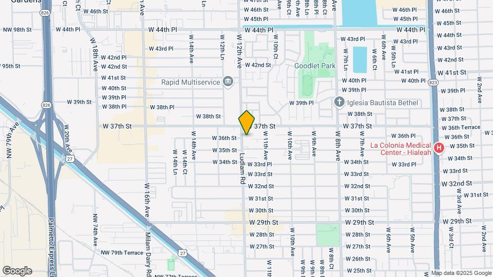 3601 Ludlam Rd Map and Location Details