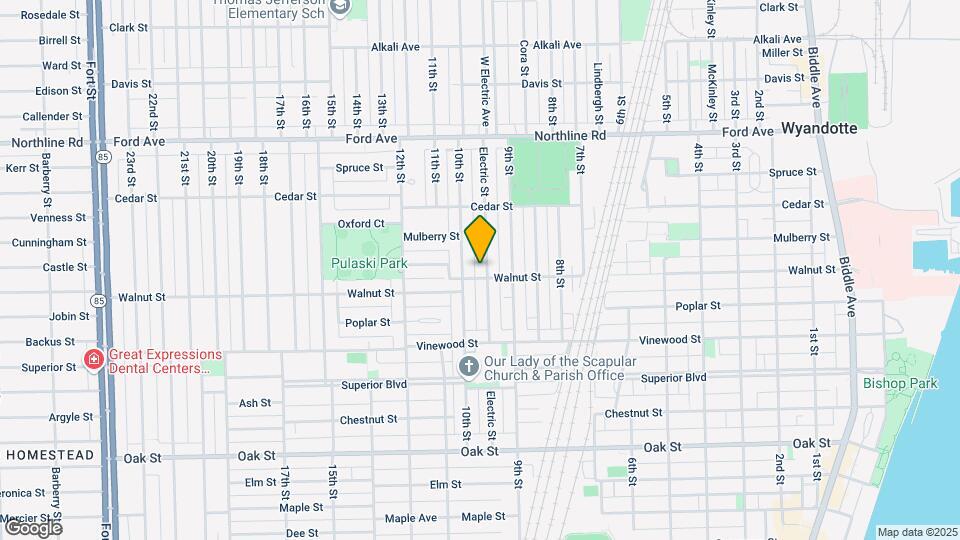 2340 Electric St Map and Location Details