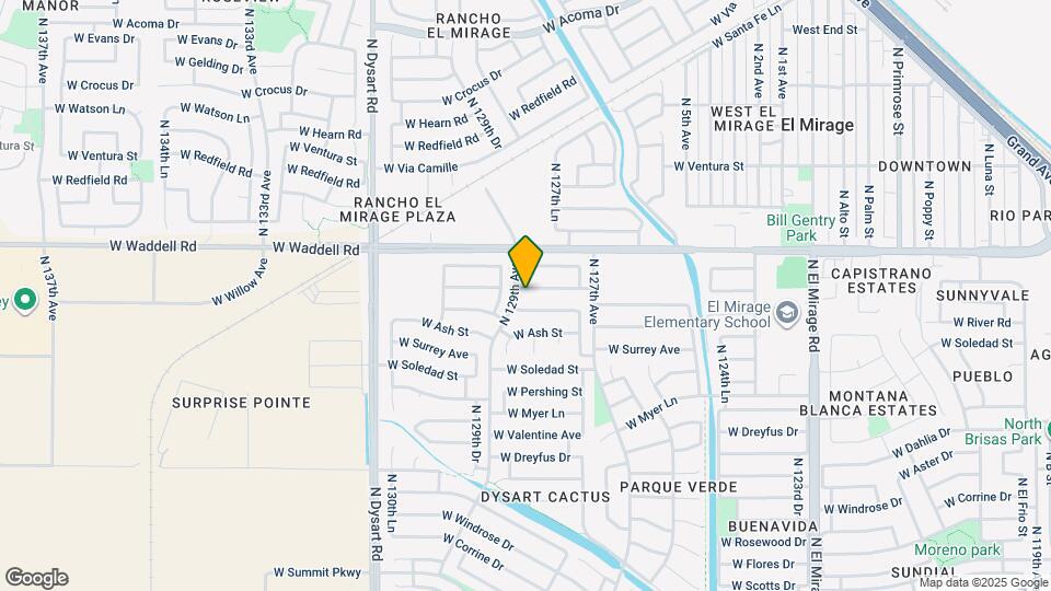 12807 W Voltaire Ave Map and Location Details