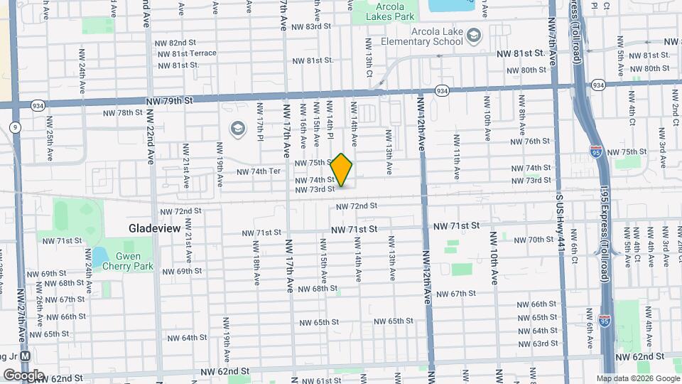 1442 NW 73rd St Map and Location Details