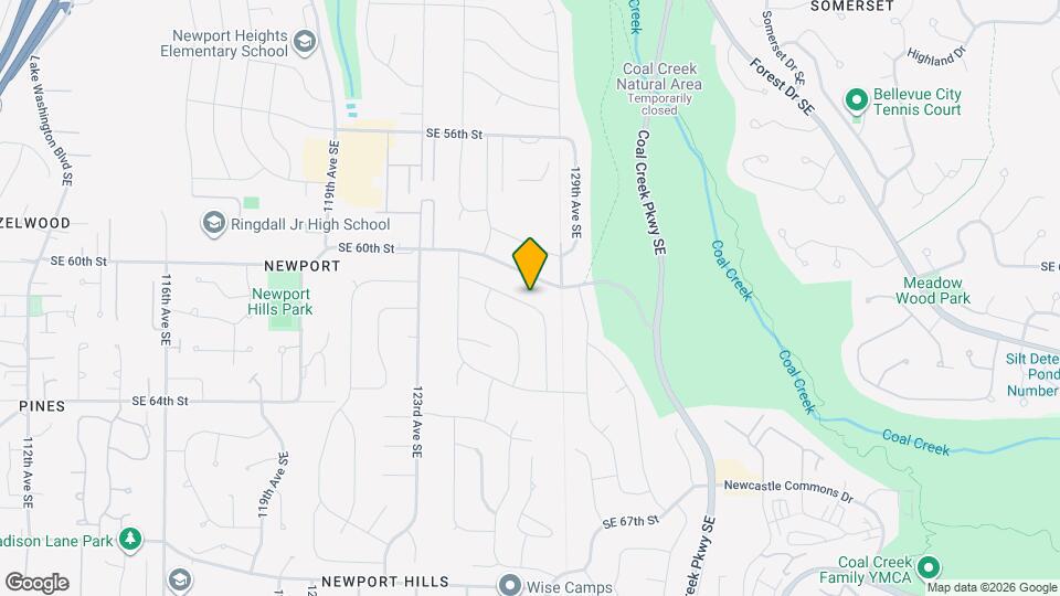 12632 SE 61st St Map and Location Details