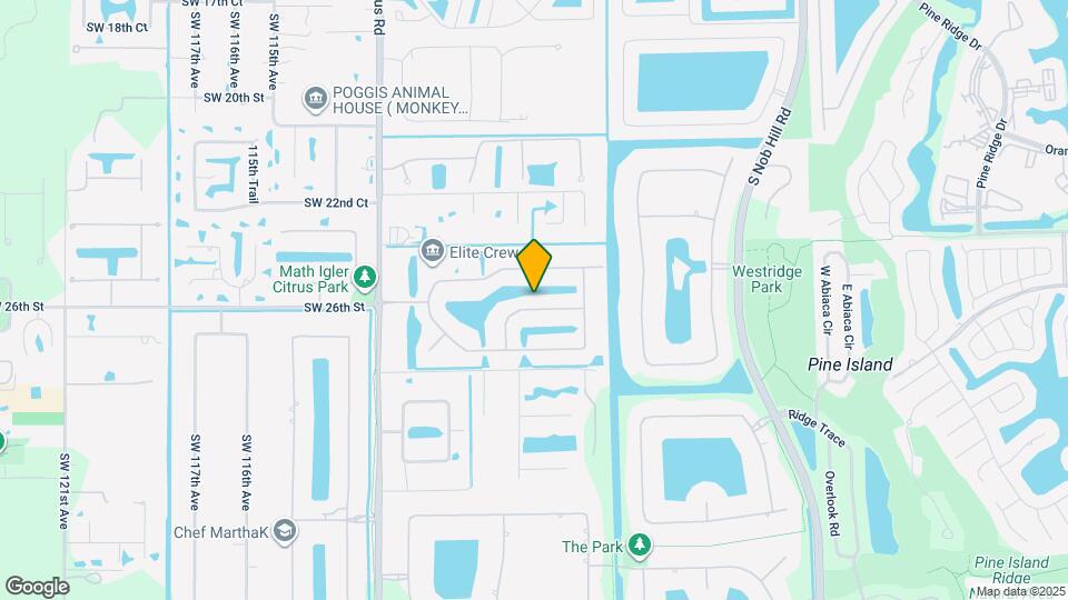 10751 SW 26th Ct Map and Location Details
