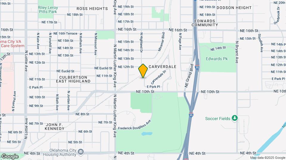 1121 Bellevidere Dr Map and Location Details
