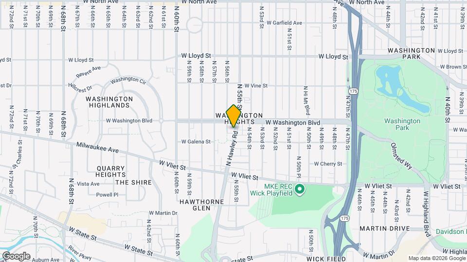 1633-1635-1635 N Hawley Rd Map and Location Details